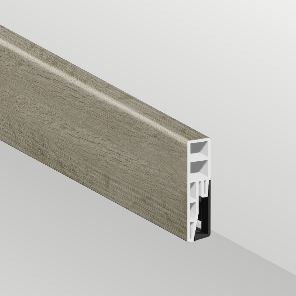 Aqua-step watervaste spc plint birmingham - lijstwerk - 240 cm