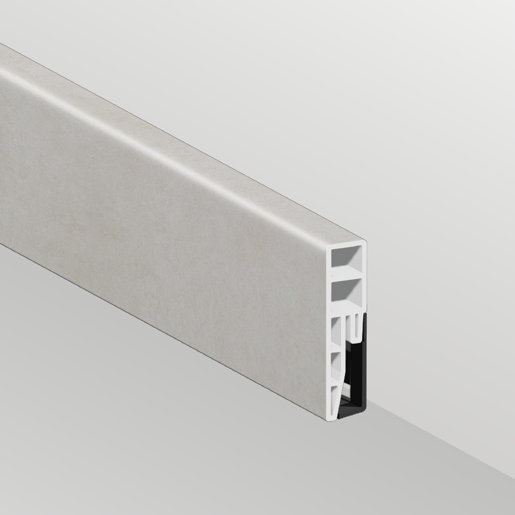 Aqua-step watervaste spc plint dover - lijstwerk - 240 cm