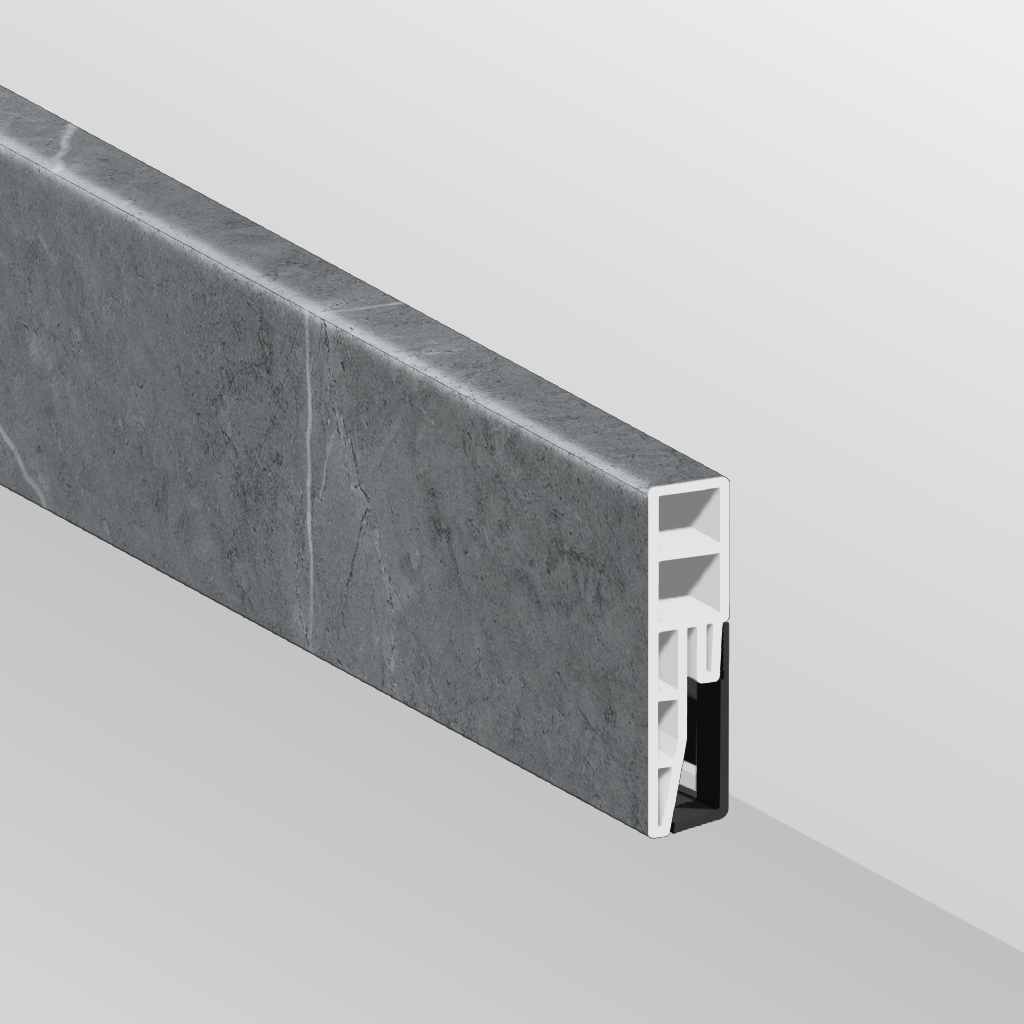 Aqua-step watervaste spc plint hawick - lijstwerk - 240 cm