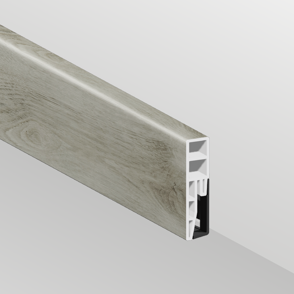 Aqua-step watervaste spc plint liverpool - lijstwerk - 240 cm