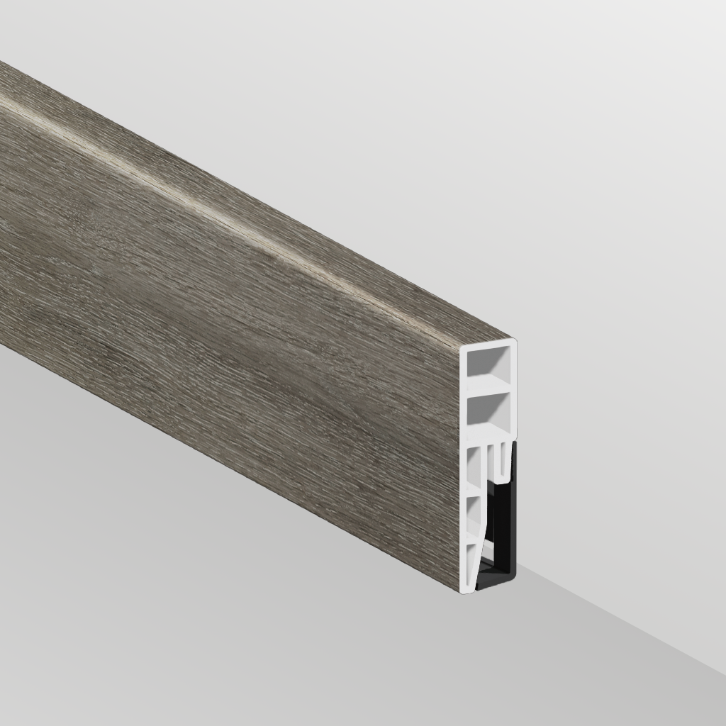 Aqua-step watervaste spc plint bristol - lijstwerk - 240 cm