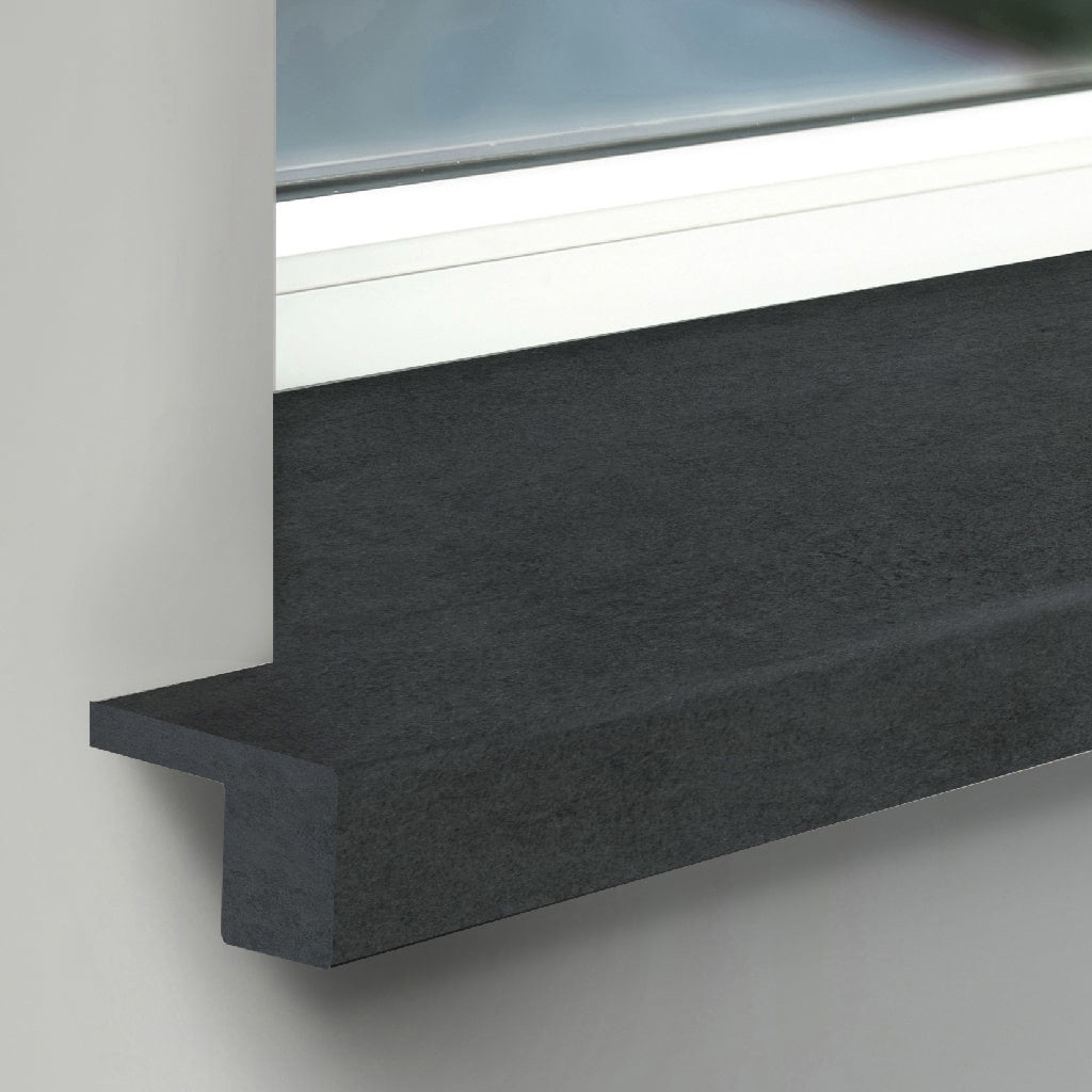 Aqua-Step SPC Vensterbank Norwich - Donkergrijs - 3000X305X35X5 MM