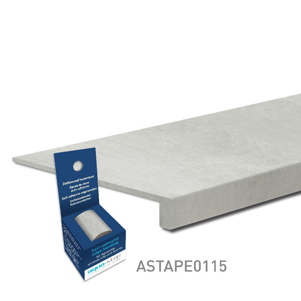 Aqua-Step SPC vensterbank Brighton - grijs - 3000x305x35x5 mm