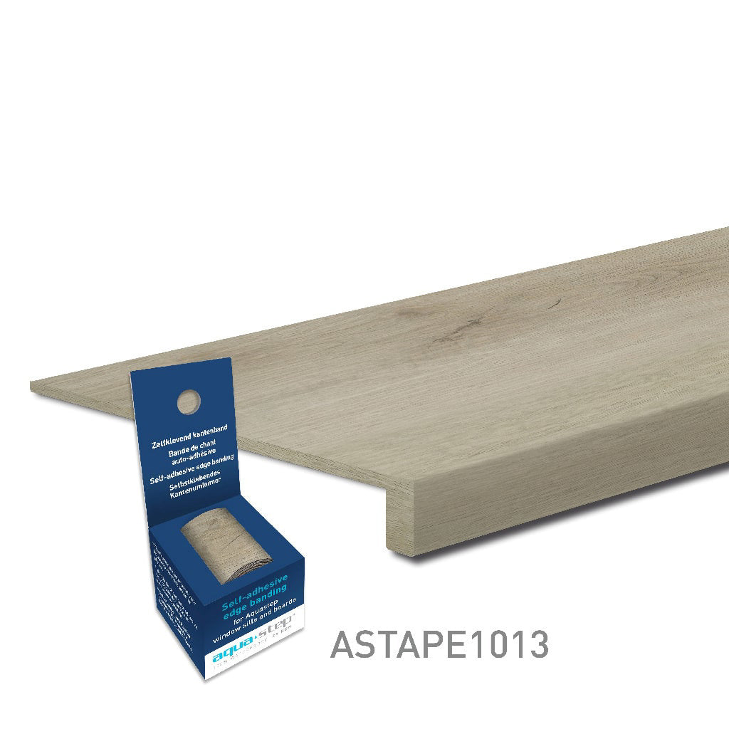 Aqua-Step SPC vensterbank Leeds - lichtbruin - 3000x305x35x5 mm