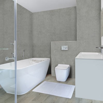 Aqua-Step SPC XL Nottingham - wand en vloer - grijs - 2615x305x4 mm