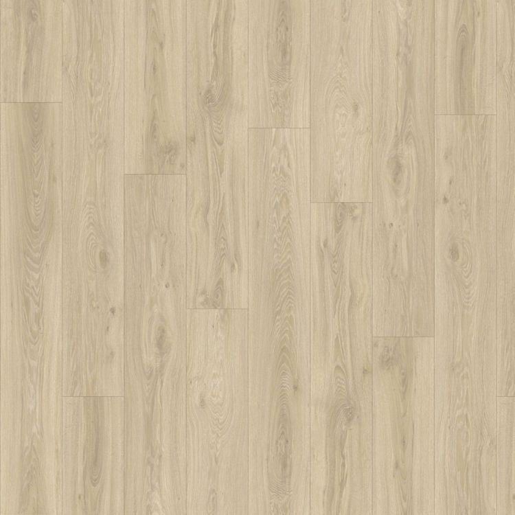 Topview van Moduleo Roots Blackjack Oak 22215 vloer in beige met rechte strook-motief