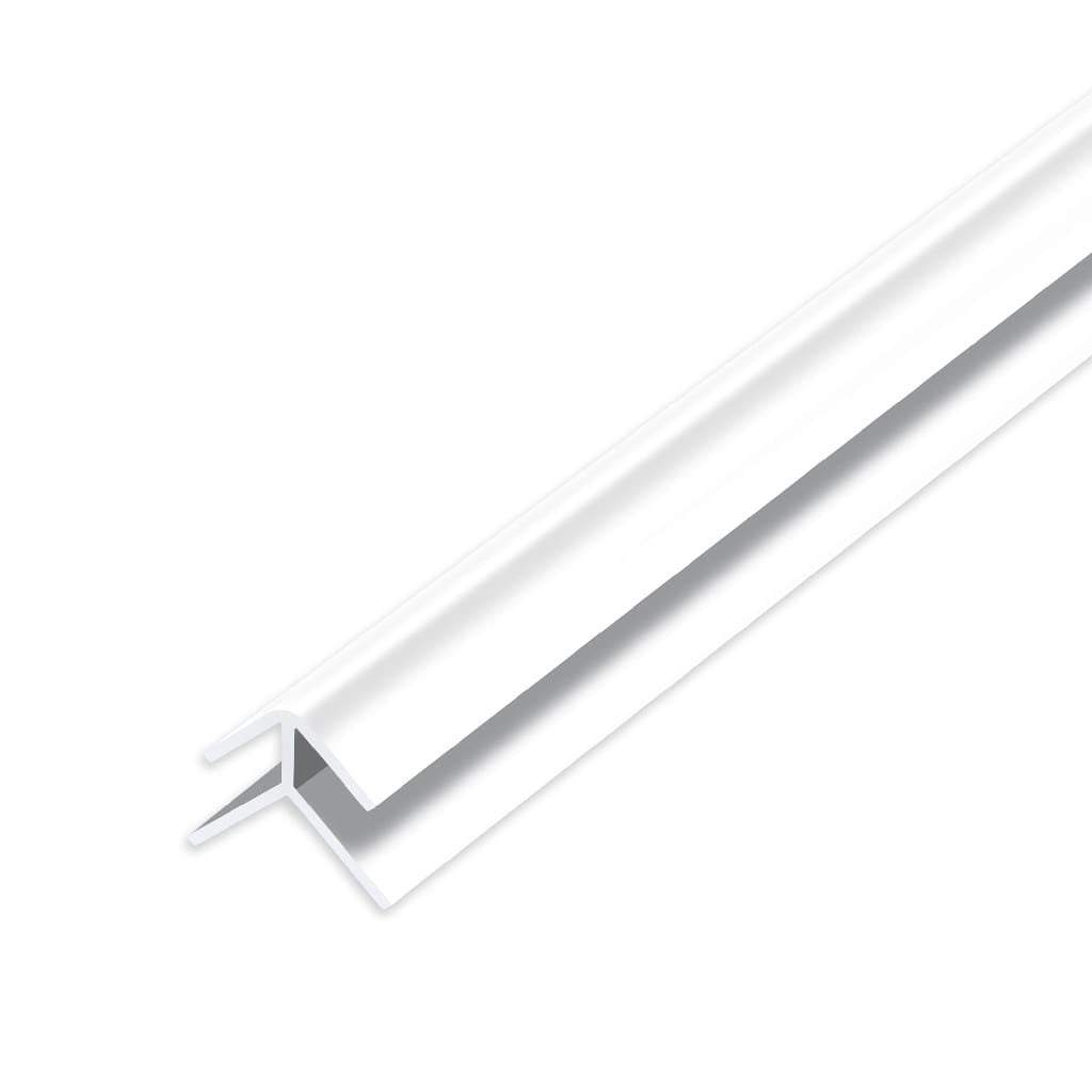 Aqua-Step buitenhoek wit 2600 mm - profiel 10x4x12x1 mm