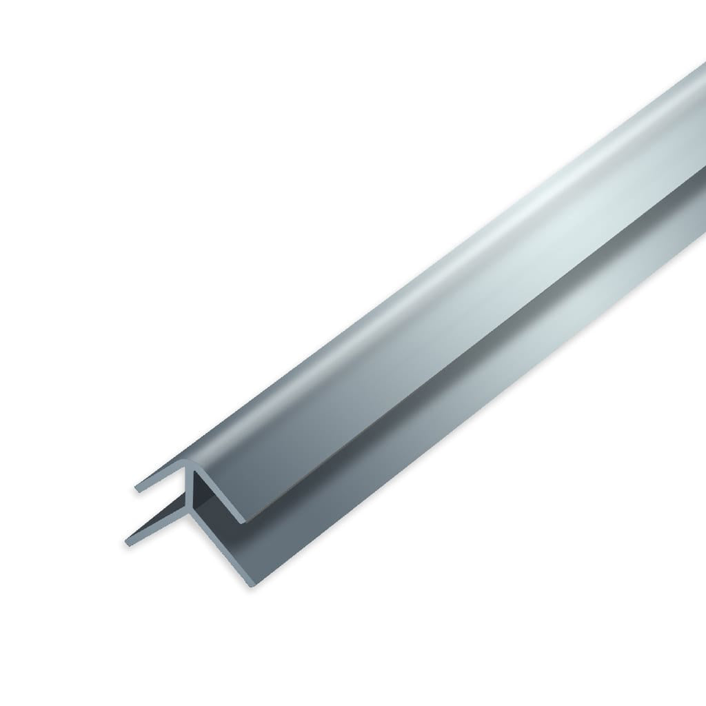 Aqua-Step buitenhoek aluminium 2600 mm - profiel 10x4x12x1 mm