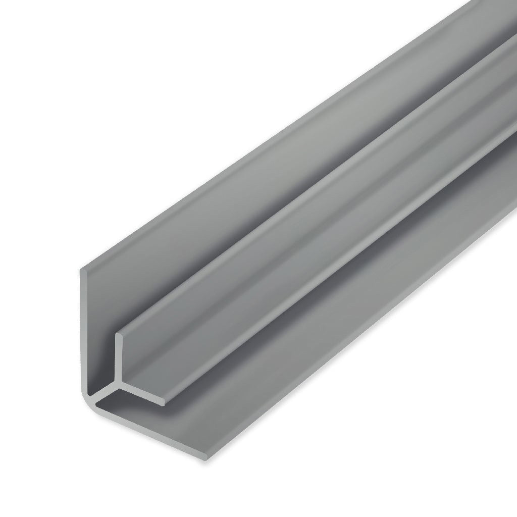 Aqua-Step binnenhoek grijs 2600 mm - profiel 18x4x7x1 mm