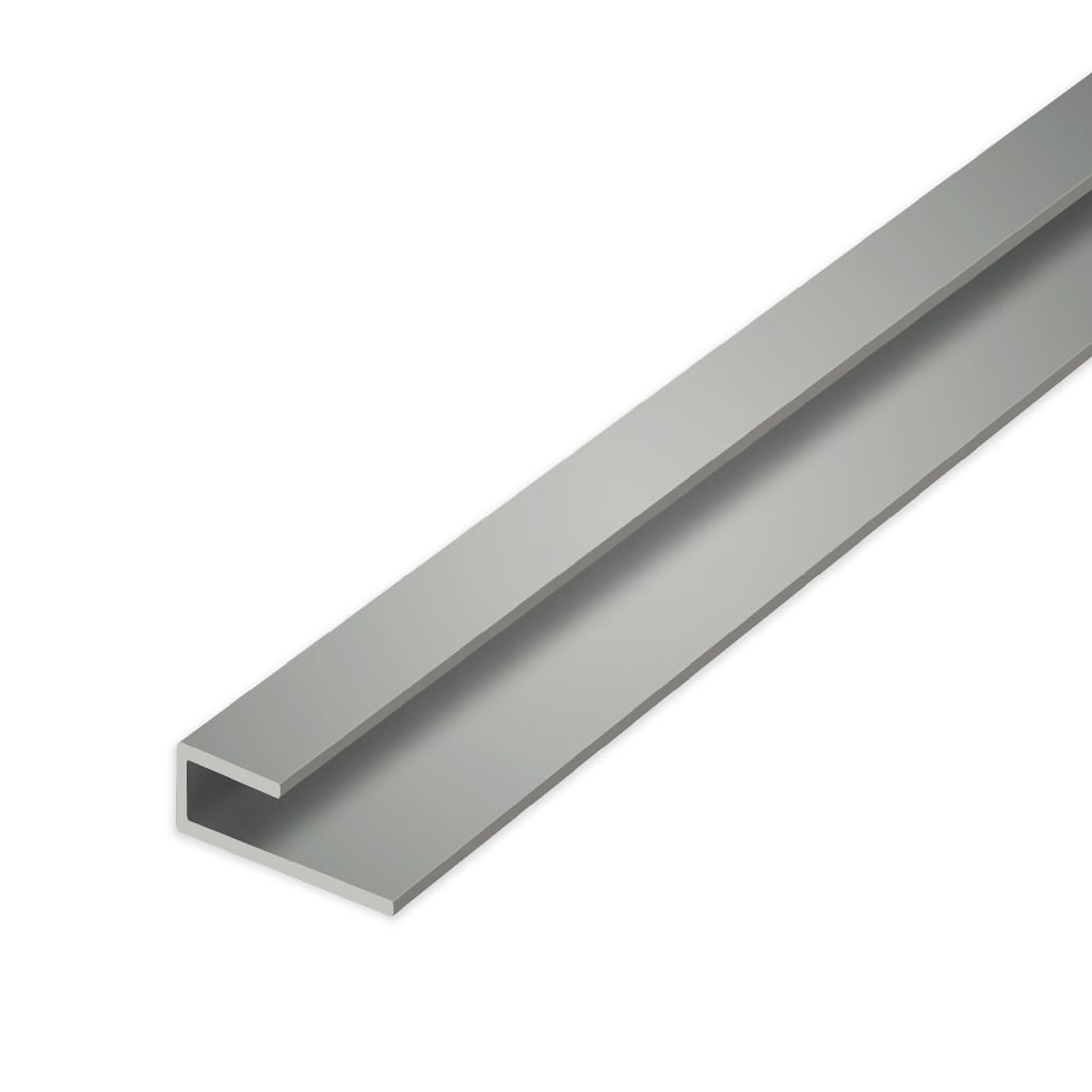 Aqua-Step U-profiel grijs - lijstwerk - 8x4x20x1 mm