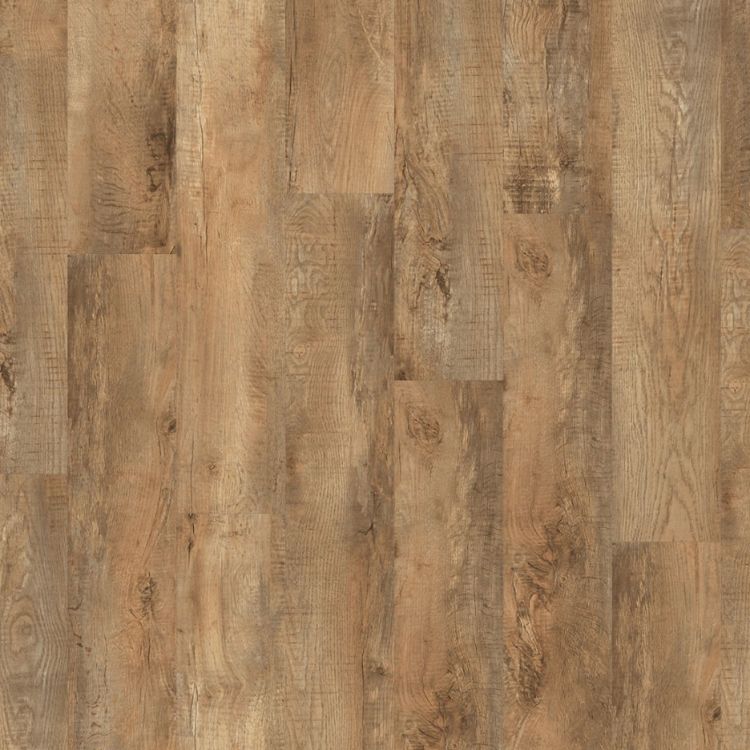 Topview van Moduleo Roots Country Oak 54852 vloer in bruin eiken met rechte strook-motief