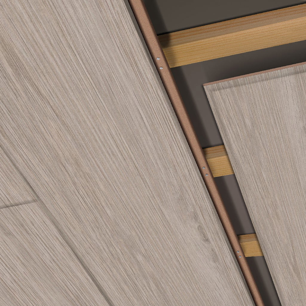 HDM Pan O'Quick 8 Bohemien Eiken - wand en plafond - 1300x203x8 mm