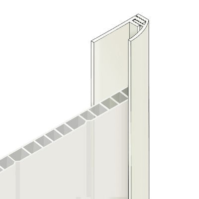 HDM PVC Klik Startprofiel Roomwit - 260 cm