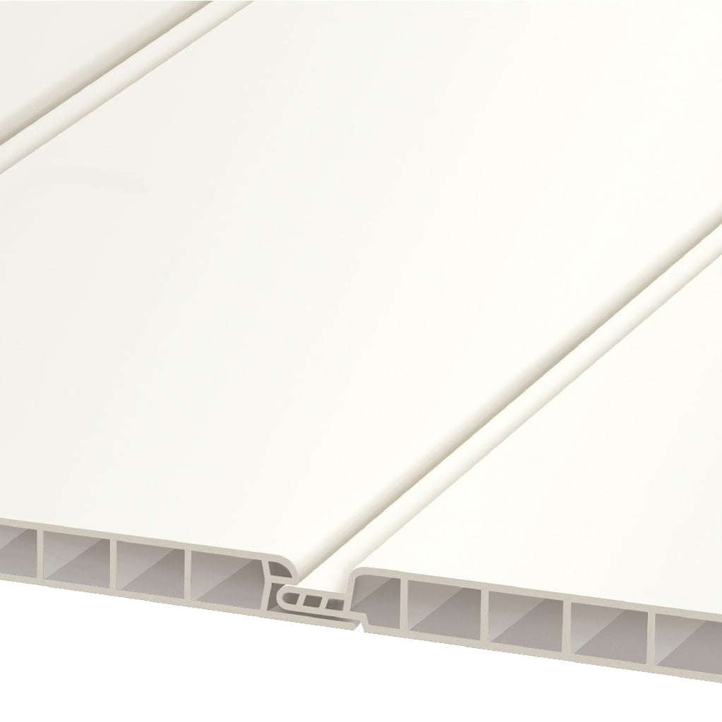 HDM U-groef roomwit - wand en plafond - 2600x100x10 mm
