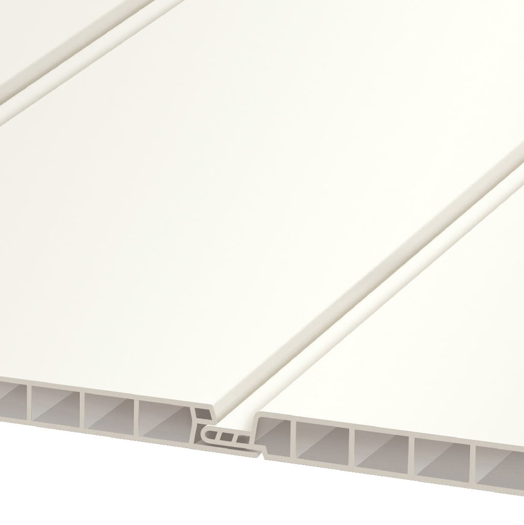 HDM U-groef Roomwit - wand en plafond - 3900x100x10 mm