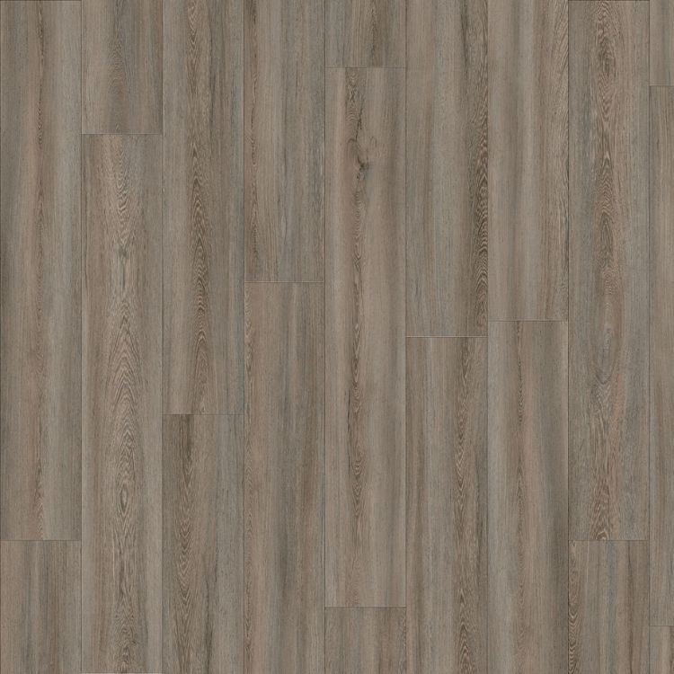 Topview van moduleo roots ethnic wenge 28282 vloer in grijs eiken met rechte strook-motief