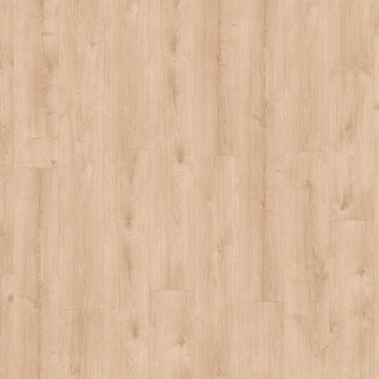 Topview van moduleo roots galway oak 87231 vloer in beige eiken met rechte strook-motief