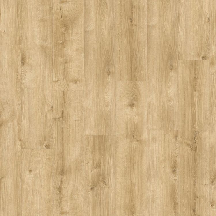 Topview van moduleo roots galway oak 87372 vloer in naturel eiken met rechte strook-motief