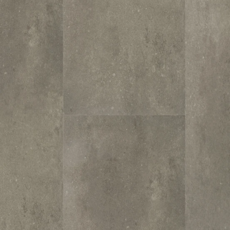 Topview van Hebeta Beton Design 38211 - Bruin grijs - 45,7 cm x 91,4 cm vloer in bruingrijs met tegel motief.