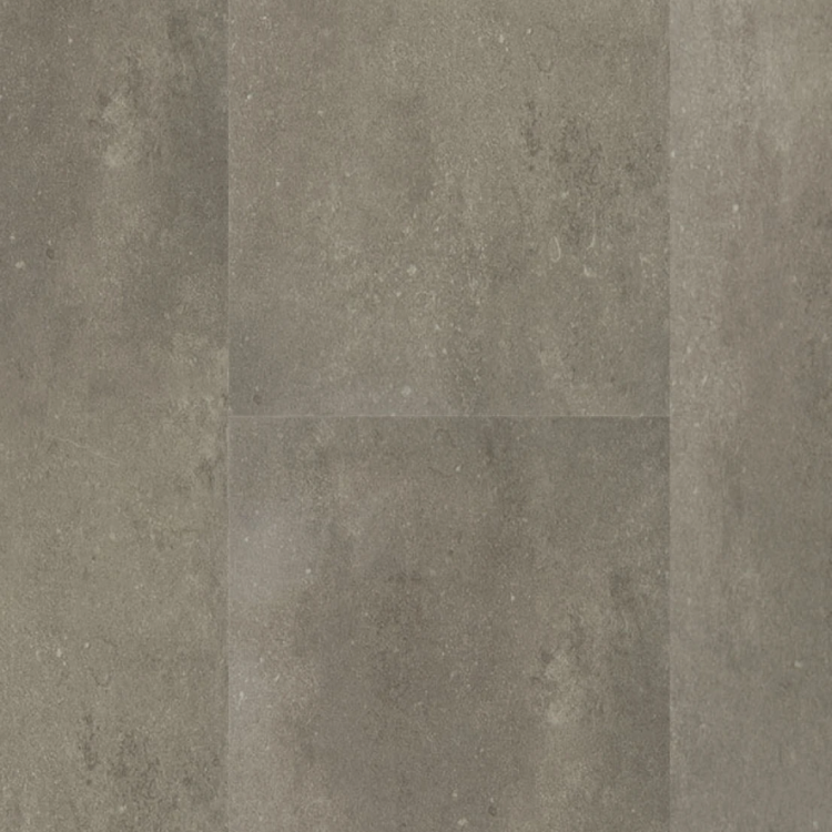 Topview van Hebeta Beton Design 57211 - Bruin grijs - 45,7 cm x 91,4 cm vloer in bruingrijs met tegel motief.