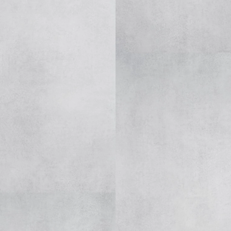 Topview van Hebeta Beton Design 6136 - Lichtgrijs - 91,4 cm x 91,4 cm vloer in lichtgrijs met tegel motief.