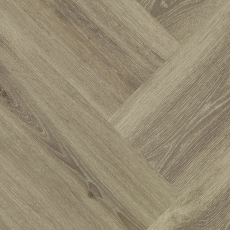 Topview van Hebeta Chamonix Visgraat XL - Rustiek eiken gerookt - 15,3 cm x 76,5 cm vloer in gerookt eiken met visgraat motief.