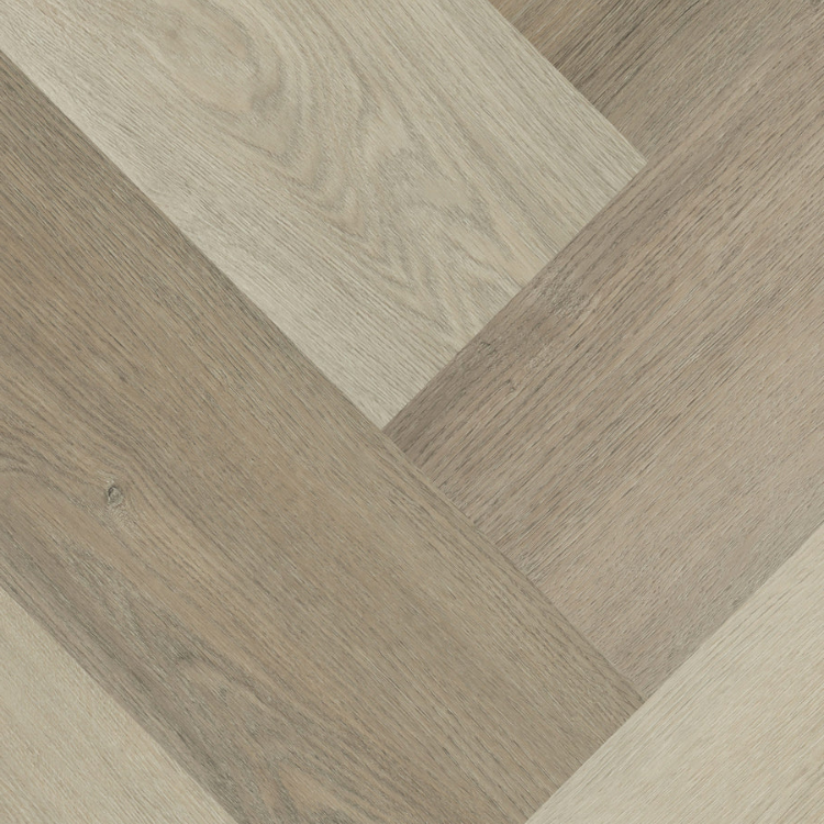 Topview van Hebeta Charente Visgraat XL - Kleuren-mix - 15,3 cm x 61,2 cm vloer in een kleuren-mix met visgraat motief.