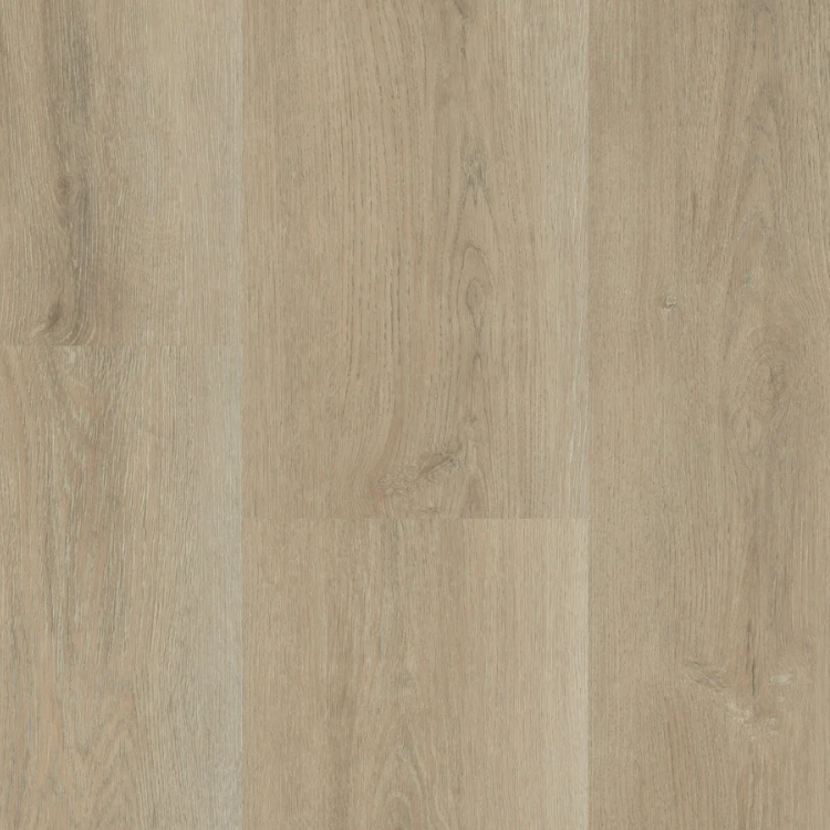 Topview van Hebeta Charente XL Plank - Naturel eiken bruin - 24 cm x 152,2 cm vloer in licht eiken met rechte strook motief.