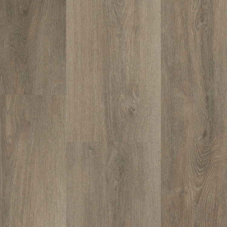 Topview van Hebeta Charente XL Plank 5461 - Eiken bruin - 25 cm x 153 cm vloer in eiken bruin met rechte strook motief.