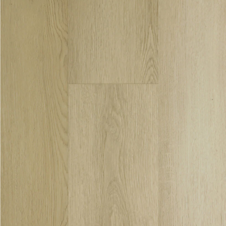 Topview van Hebeta Clermont XL Plank - Naturel eiken - 23,2 cm x 153,2 cm vloer in naturel licht eiken met rechte strook motief.