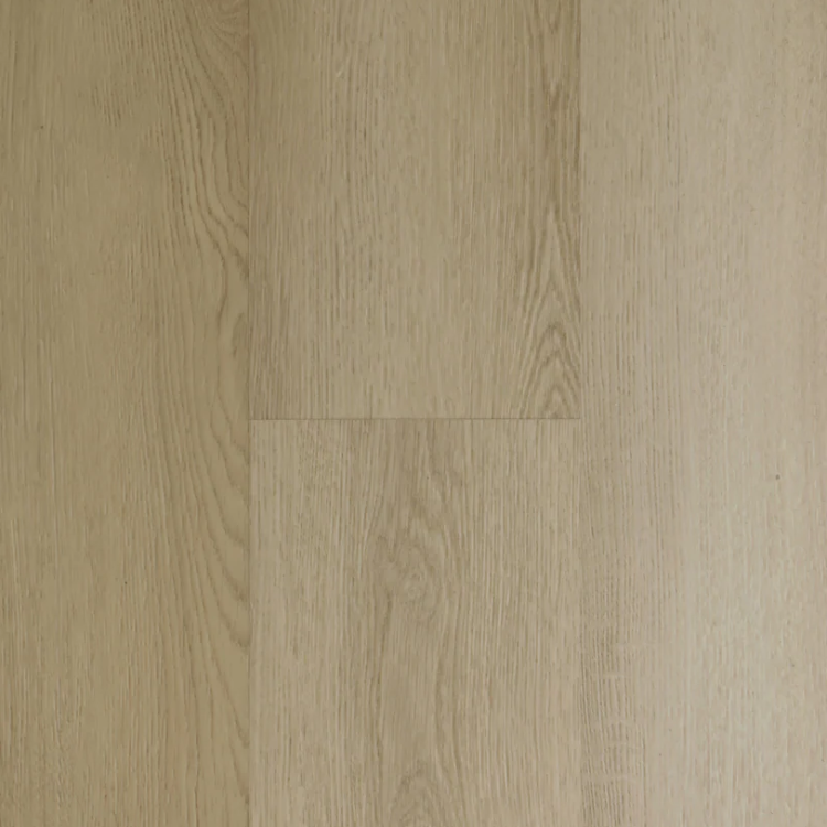 Topview van Hebeta Clermont XL Plank - Naturel eiken licht - 23,2 cm x 153,2 cm vloer in naturel eiken met rechte strook motief.