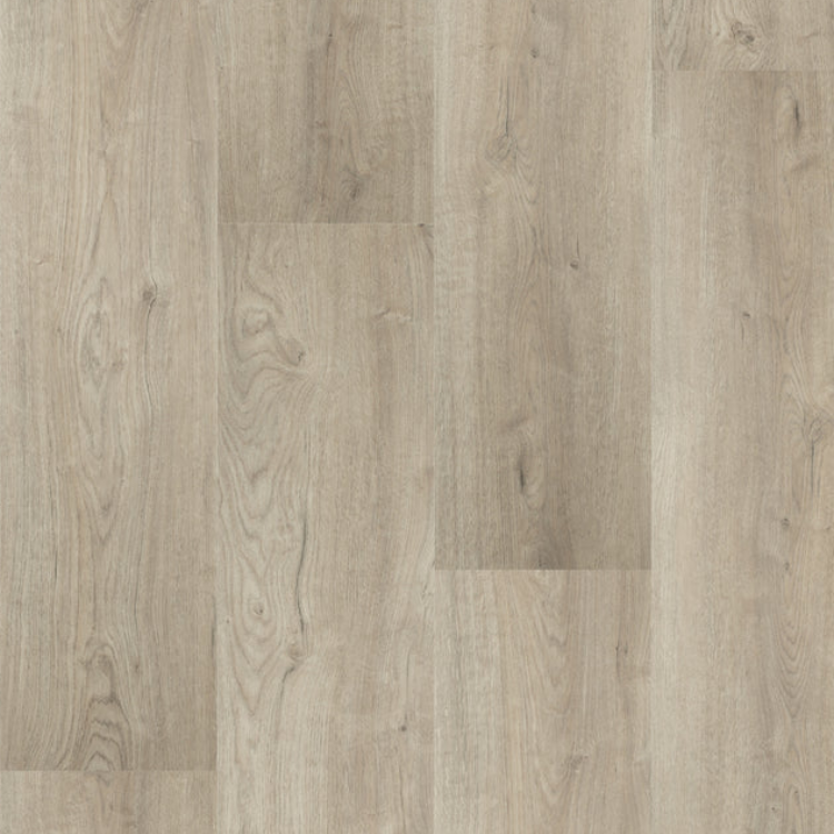 Topview van Hebeta Largo XXL Plank - Grijs eiken robuust - 30,5 cm x 152,5 cm in naturel eiken met rechte strook motief.