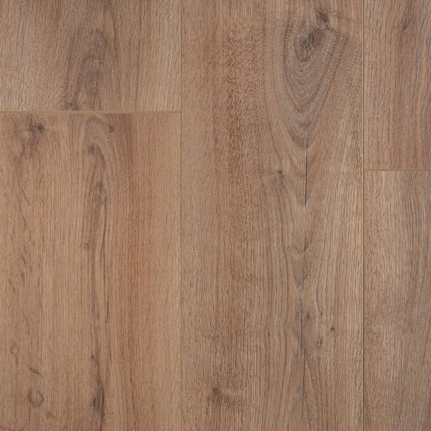 Topview van Hebeta laminaat - Organic eiken robust - klik vloer in robuust eiken met rechte strook motief.