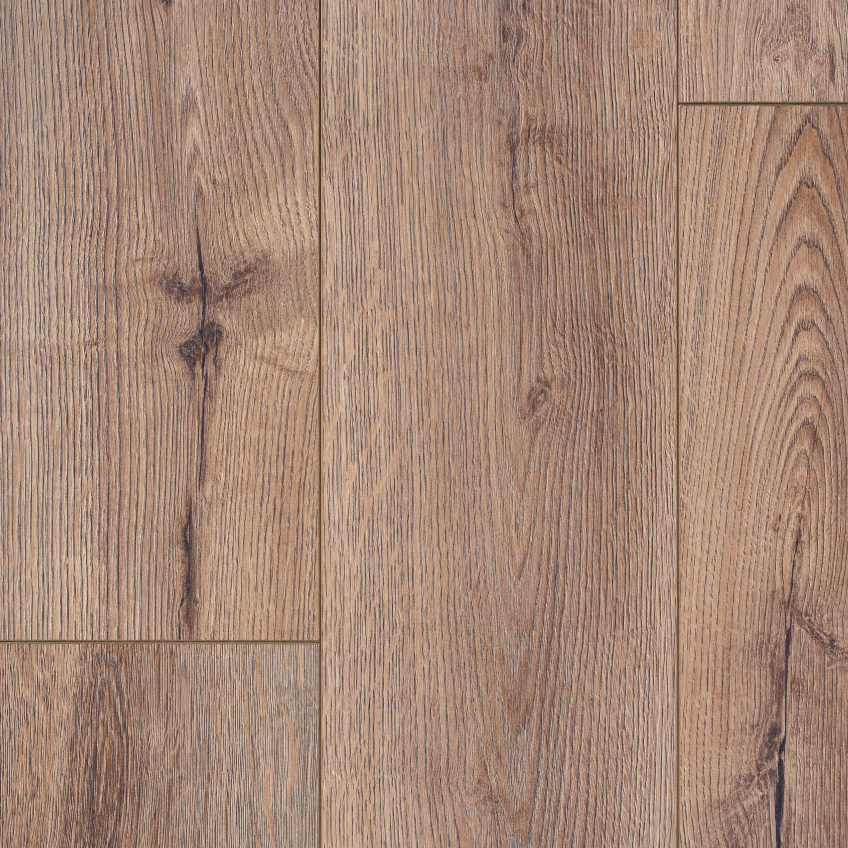 Topview van de Hebeta laminaat - Organic robuust eiken - klik vloer in robuust eiken met rechte strook motief.