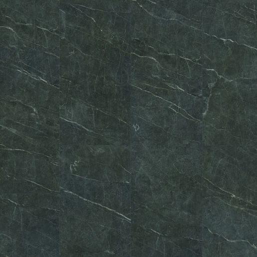 Topview van Moduleo Layred York Stone 46755 vloer in zwart beton met rechtstrook-motief