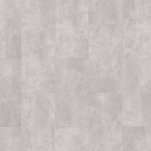 Topview van Moduleo Layred York Stone 46934 vloer in witgrijs beton met rechte strook-motief