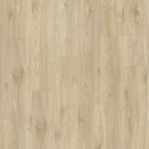 Topview van Moduleo Layred Sierra Oak vloer in naturel eiken met rechte strook-motief