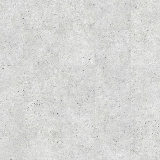 Topview van Moduleo Layred Volterra 46919 vloer in witgrijs beton met rechte strook-motief