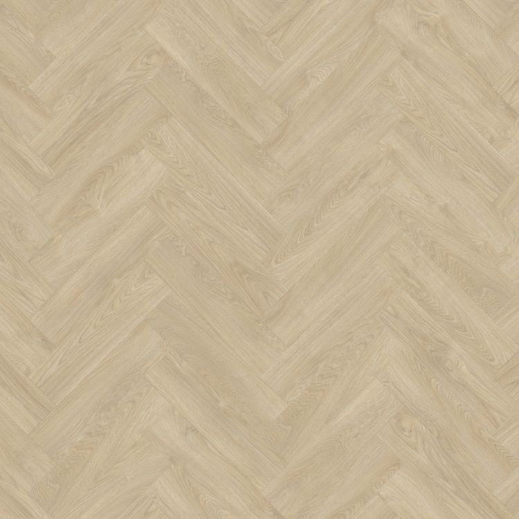 Topview van Moduleo Layred Herringbone Laurel Oak 2051230 vloer in licht bruin eiken met visgraat-motief
