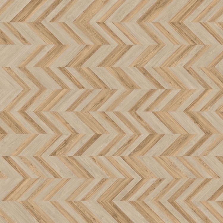 Topview van Moduleo Moods Chevron Duo 606 vloer in grijs beige met hongaarse punt-motief