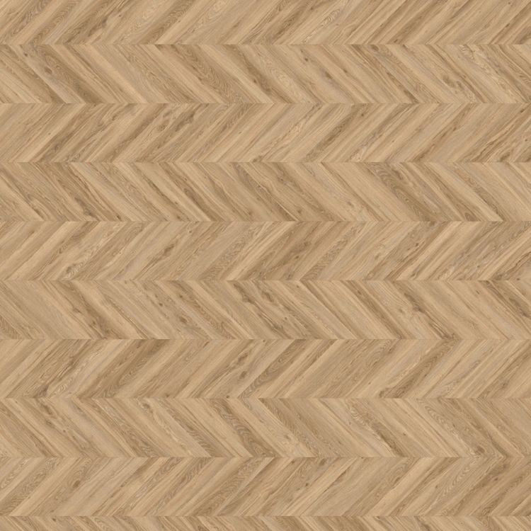 Topview van Moduleo Moods Chevron Mono 595 vloer in donker beige met hongaarse punt-motief