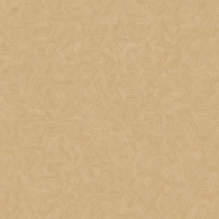 Topview van Moduleo Moods Hexagon Mono 610 vloer in beige met hexagon-motief