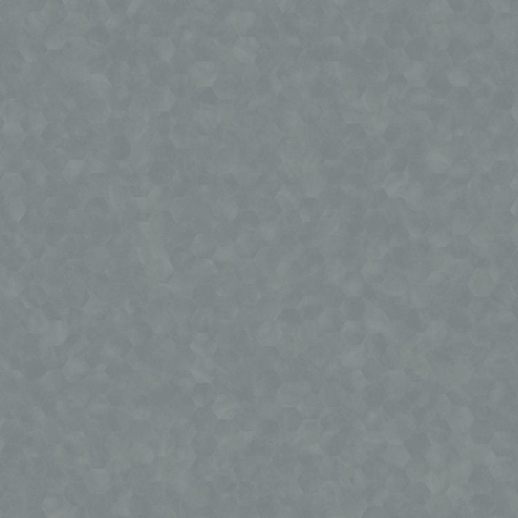 Topview van Moduleo Moods Hexagon Mono 619 vloer in blauw grijs met hexagon-motief