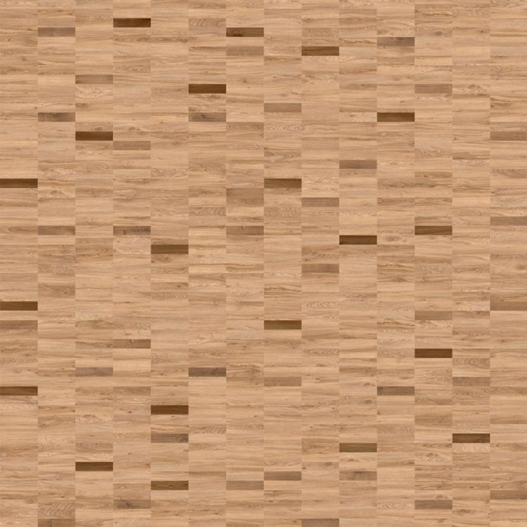 Topview van Moduleo Moods Rectangle Drops 653 vloer in bruin met rechte strook-motief