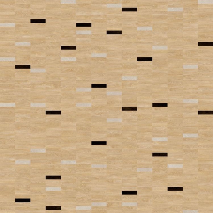 Topview van Moduleo Moods Rectangle Drops 659 vloer in donker beige met rechte strook-motief