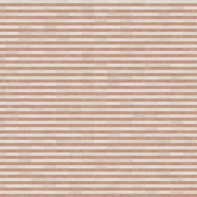 Topview van Moduleo Moods Rectangle Line 648 vloer in grijs roze met rechte strook-motief