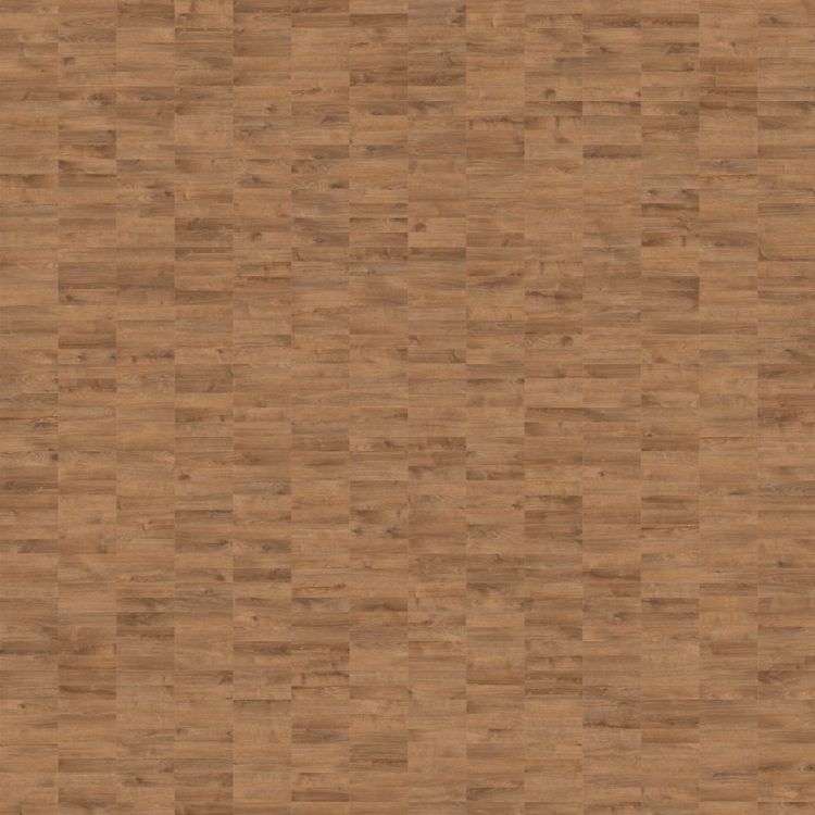 Topview van Moduleo Moods Rectangle Mono 642 vloer in bruin met rechte strook-motief