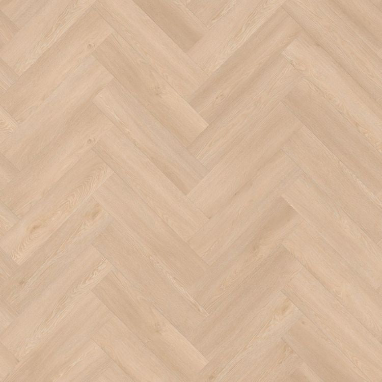 Topview van Moduleo Roots Herringbone Galtymore Oak 86215vloer in Beige met visgraat-motief