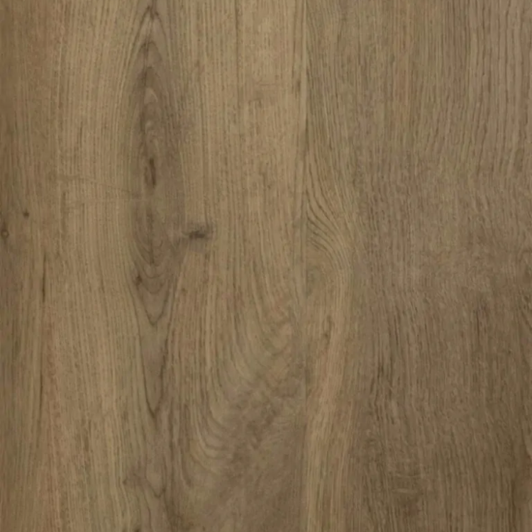 Topview van Muro waterbestendige wandpanelen eiken gerookt in rechte strook motief.