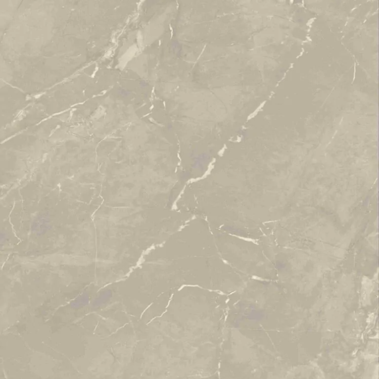 Topview van Muro waterbestendige wandpanelen marmer in caramel met tegel motief.